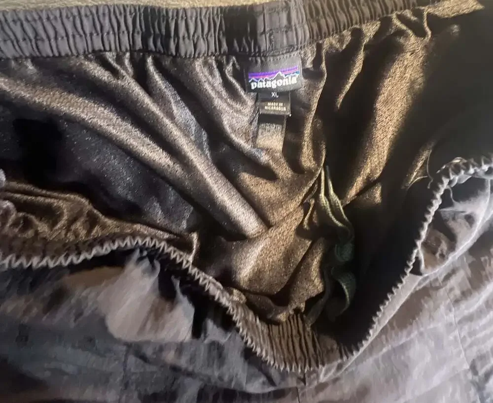 Patagonia Athletic Shorts Black Size XL